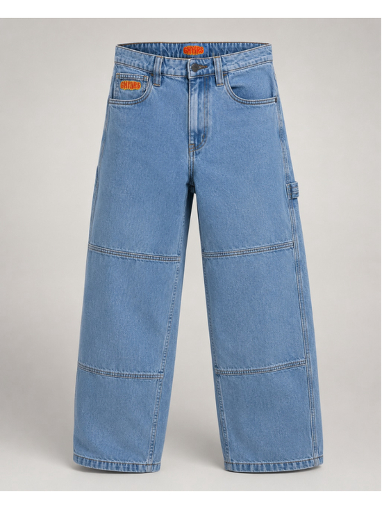 Empyre Other - Men's Empyre Relaxed Jeans Waist 28 Blue Orange